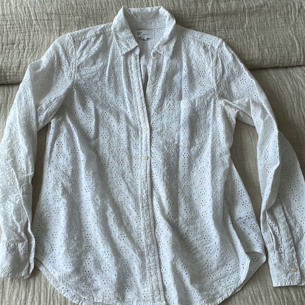 Eyelet Button Down